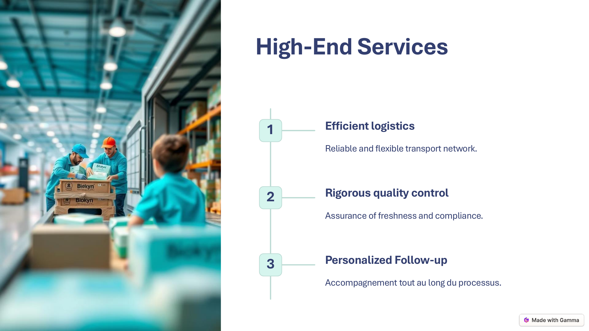 Biokyn services slide